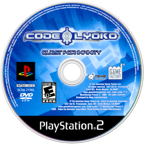 Code Lyoko: Quest for Infinity - Disc Image