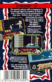 Strider II - Box - Back Image