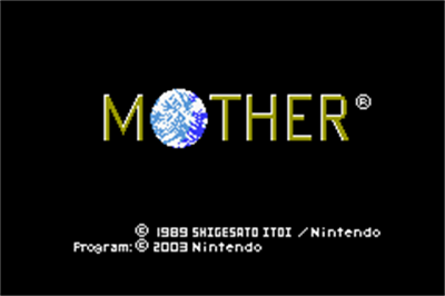 Mother 1+2 - Screenshot - Game Title Image