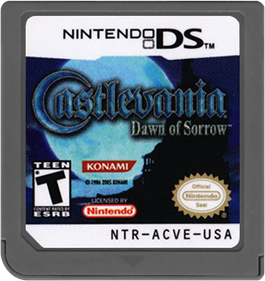 Castlevania: Dawn of Sorrow - Cart - Front Image