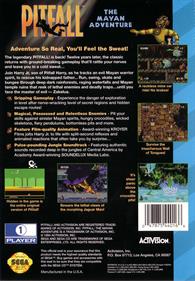 Pitfall: The Mayan Adventure - Box - Back Image