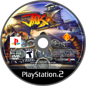 Jak X: Combat Racing - Disc Image