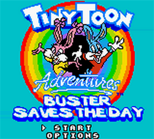 Tiny Toon Adventures: Buster Saves the Day - Screenshot - Game Title Image