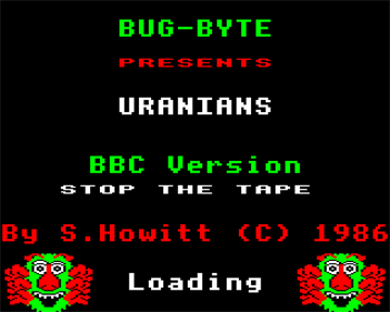 Uranians - Screenshot - Game Title Image