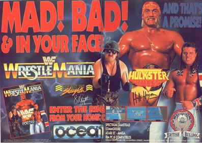 WWF Wrestlemania - Advertisement Flyer - Front Image