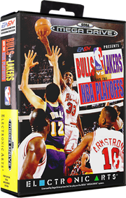 Bulls vs Lakers and the NBA Playoffs - Box - 3D Image
