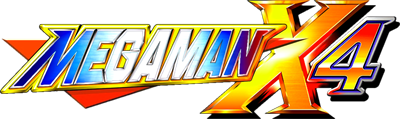 Mega Man X4 - Clear Logo Image