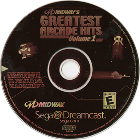 Midway's Greatest Arcade Hits Volume 1 - Disc Image