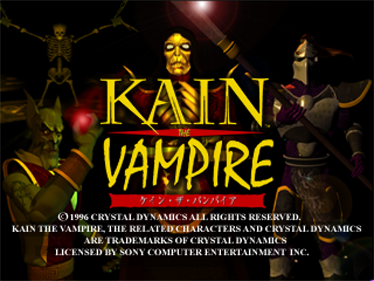 Blood Omen: Legacy of Kain - Screenshot - Game Title Image