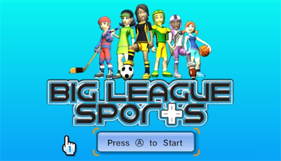 Big League Sports - Screenshot - Game Title Image