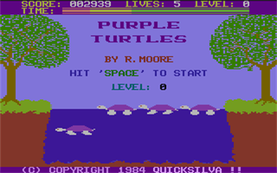 Purple Turtles - Screenshot - Game Title Image