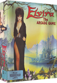 Elvira: The Arcade Game - Box - 3D Image