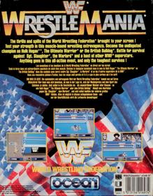 WWF Wrestlemania - Box - Back Image