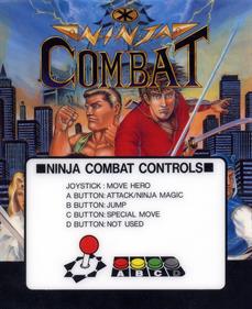 Ninja Combat - Arcade - Controls Information Image