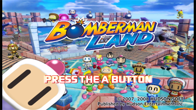 Bomberman Land - Screenshot - Game Title Image