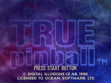 True Pinball - Screenshot - Game Title Image