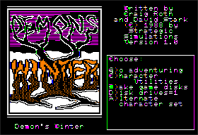 Demon's Winter - Screenshot - Game Title