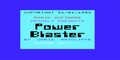 Power Blaster - Screenshot - Game Title Image