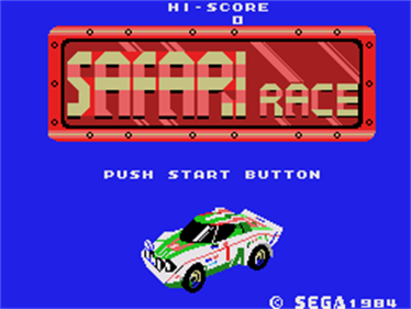 Safari Race - Screenshot - Game Title Image
