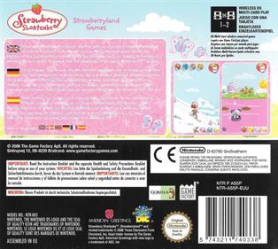 Strawberry Shortcake: Strawberryland Games - Box - Back Image