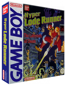Hyper Lode Runner - Box - 3D Image