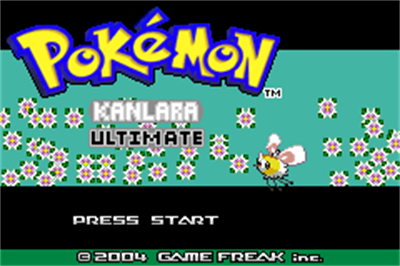 Pokémon Kanlara Ultimate - Screenshot - Game Title Image