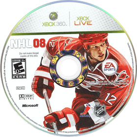 NHL 08 - Disc Image