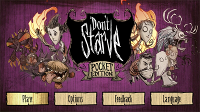 Don't Starve: Pocket Edition - Screenshot - Game Title Image