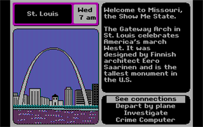 Where in the U.S.A. Is Carmen Sandiego? - Screenshot - Gameplay Image