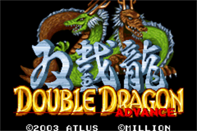 Double Dragon Advance - Screenshot - Game Title Image