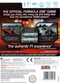 F1 2009 - Box - Back Image