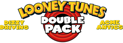 Looney Tunes: Double Pack: Dizzy Driving / Acme Antics - Clear Logo Image