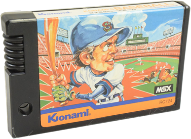 Konami's Baseball - Cart - 3D Image