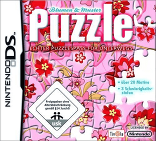 Blumen & Muster Puzzle: Echter Puzzlespass fuer Unterwegs - Box - Front Image