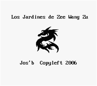 Los Jardines de Zee Wang Zu - Screenshot - Game Title Image