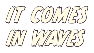 It Comes In Waves - Clear Logo Image