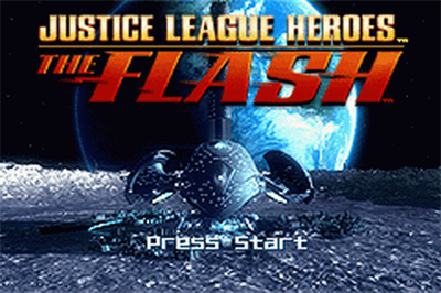 Justice League Heroes: The Flash - Screenshot - Game Title Image