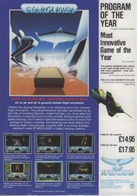 Starglider - Advertisement Flyer - Front Image