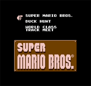 Super Mario Bros. / Duck Hunt / World Class Track Meet - Screenshot - Game Select Image