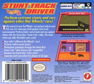 Hot Wheels: Stunt Track Driver - Box - Back Image