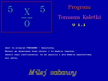 5 X-O 5 - Screenshot - Game Title Image