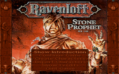 Ravenloft: Stone Prophet - Screenshot - Game Title Image