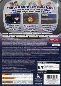 Konami Classics Vol. 1 - Box - Back Image