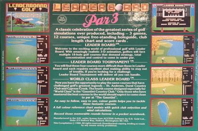 Leaderboard Par 3 - Box - Back Image