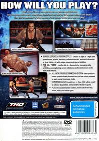 WWE SmackDown vs. Raw 2008 - Box - Back Image