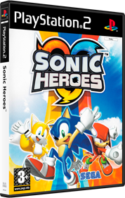 Sonic Heroes - Box - 3D Image