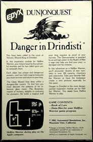 Danger in Drindisti  - Box - Back Image