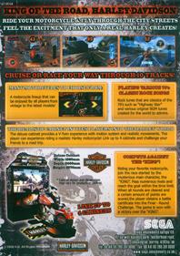 Harley-Davidson: King of the Road - Advertisement Flyer - Back