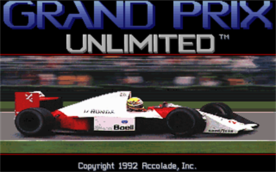 Road & Track Presents Grand Prix Unlimited - Screenshot - Game Title Image