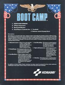 Boot Camp - Advertisement Flyer - Back Image